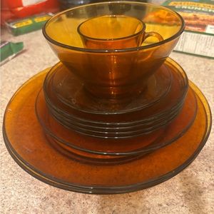 10 piece France Duralex Dishes.